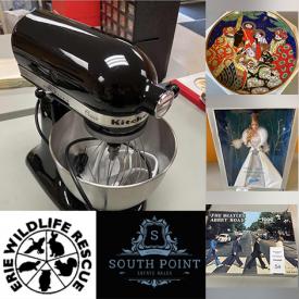 MaxSold Auction: This online auction features NIB Japanese Tea Set, Collector Plates, NIB Holiday Barbie, Framed Paintings, Small Kitchen Appliances, Craft Supplies, Pet Supplies, The Beatles Collectibles, Teacups, Board Games, Salt & Pepper Shakers and much more!